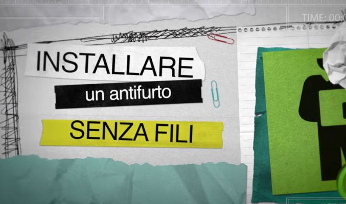 Installare antifurto senza fili