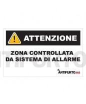 Adesivo Per Allarme Collegato, Vari Modelli Di Detergenti, Cartelli Di - Foto 6