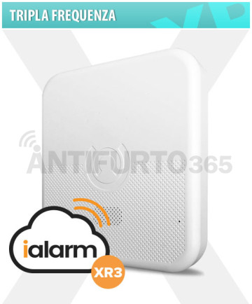 iALARM XR3, Tripla Frequenza Guard® WIFI INTERNET+gsm+sms