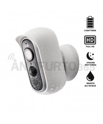 Telecamera IP 100% senza fili JBAT-PRO a batteria, FULL HD, visione notturna, da ESTERNO