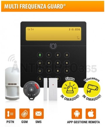 Kit SENTINEL 5(128x) Multi Frequenza Guard® GSM+pstn+sms