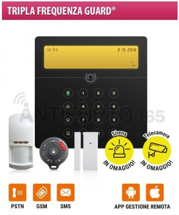 Kit SENTINEL 3(64x) Tripla Frequenza Guard® GSM+pstn+sms