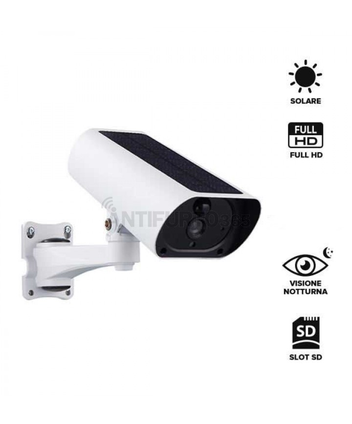 Anran 360 ° Telecamera di sicurezza wifi per Esterni Solare/Batteria Wireless 2 VIE AUDIO CCTV 