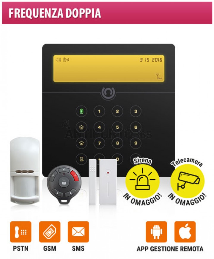 V‐sentinel 2 app kit ‐ antifurto senza fili doppia frequenza grigio ... Antifurto senza fili consigli