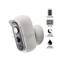 Telecamera IP 100% senza fili JBAT-PRO a batteria, FULL HD, visione notturna, da ESTERNO