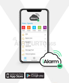 App WEB iALARM-MK videosorveglianza domotica integrata