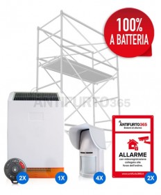 Kit allarme per ponteggi, cantieri, case in costruzione, box