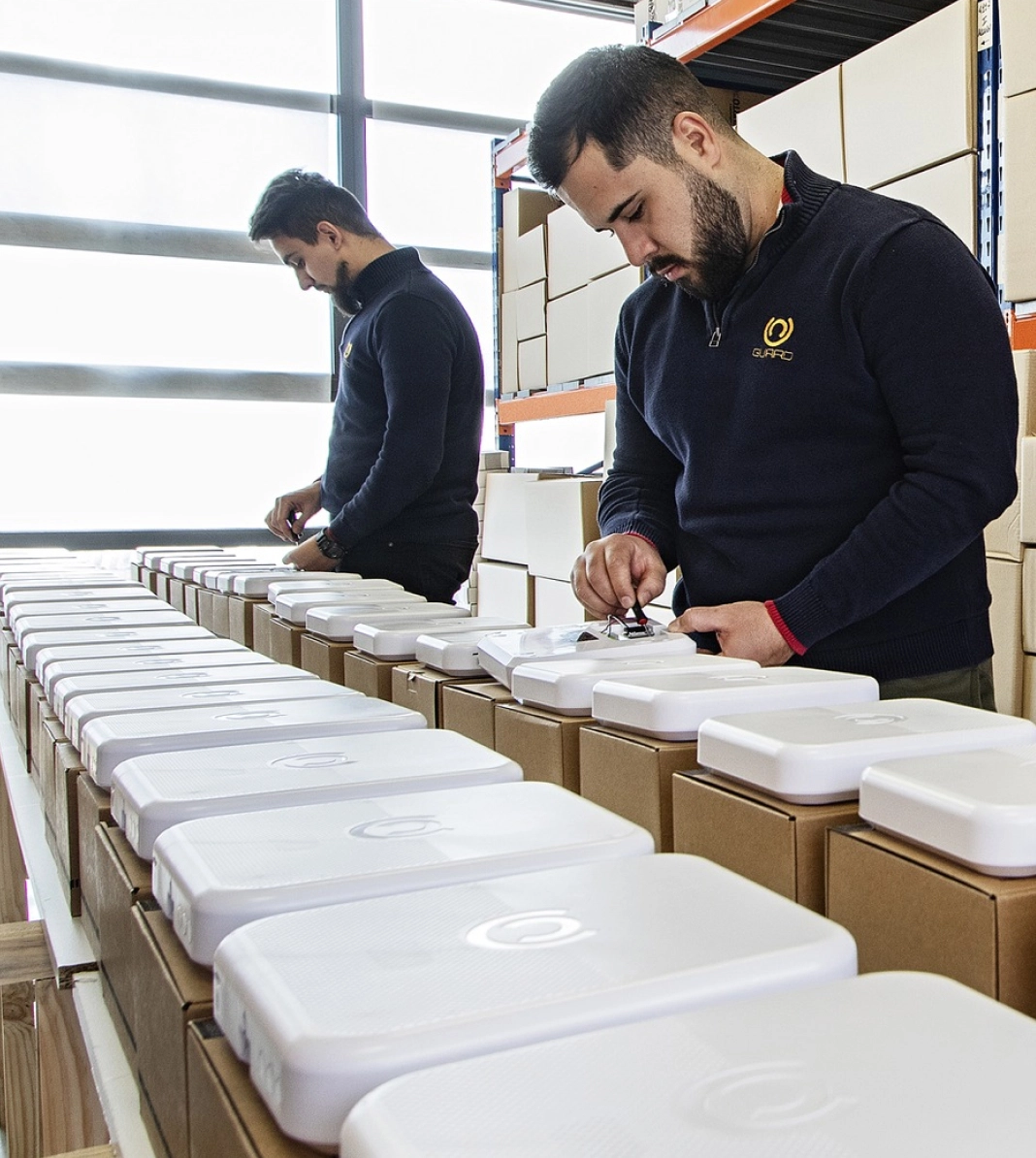 Team tecnico fase di assemblaggio