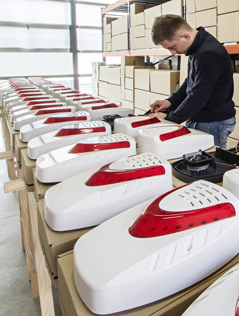 Team tecnico fase di assemblaggio