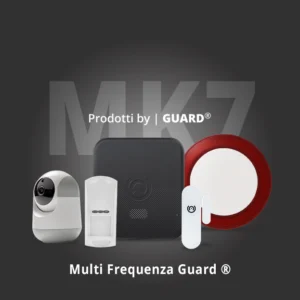 Kit completo iALARM® MK7 MULTI-Frequenza Guard®, WIFI, LAN, 4G/5G, Infinity Unlimited