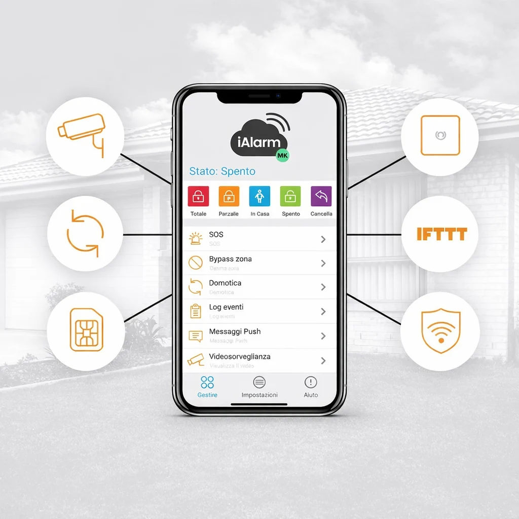 Applicazione-iALARM-MK per-smartphone
